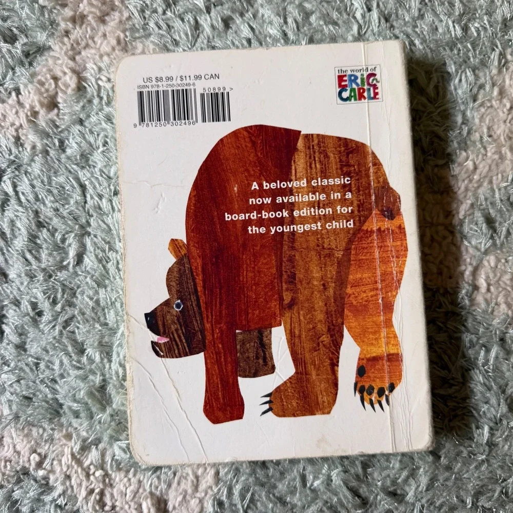 Brown Bear, Brown Bear, What Do You See? Bill Martin Jr Eric Carle Board Book